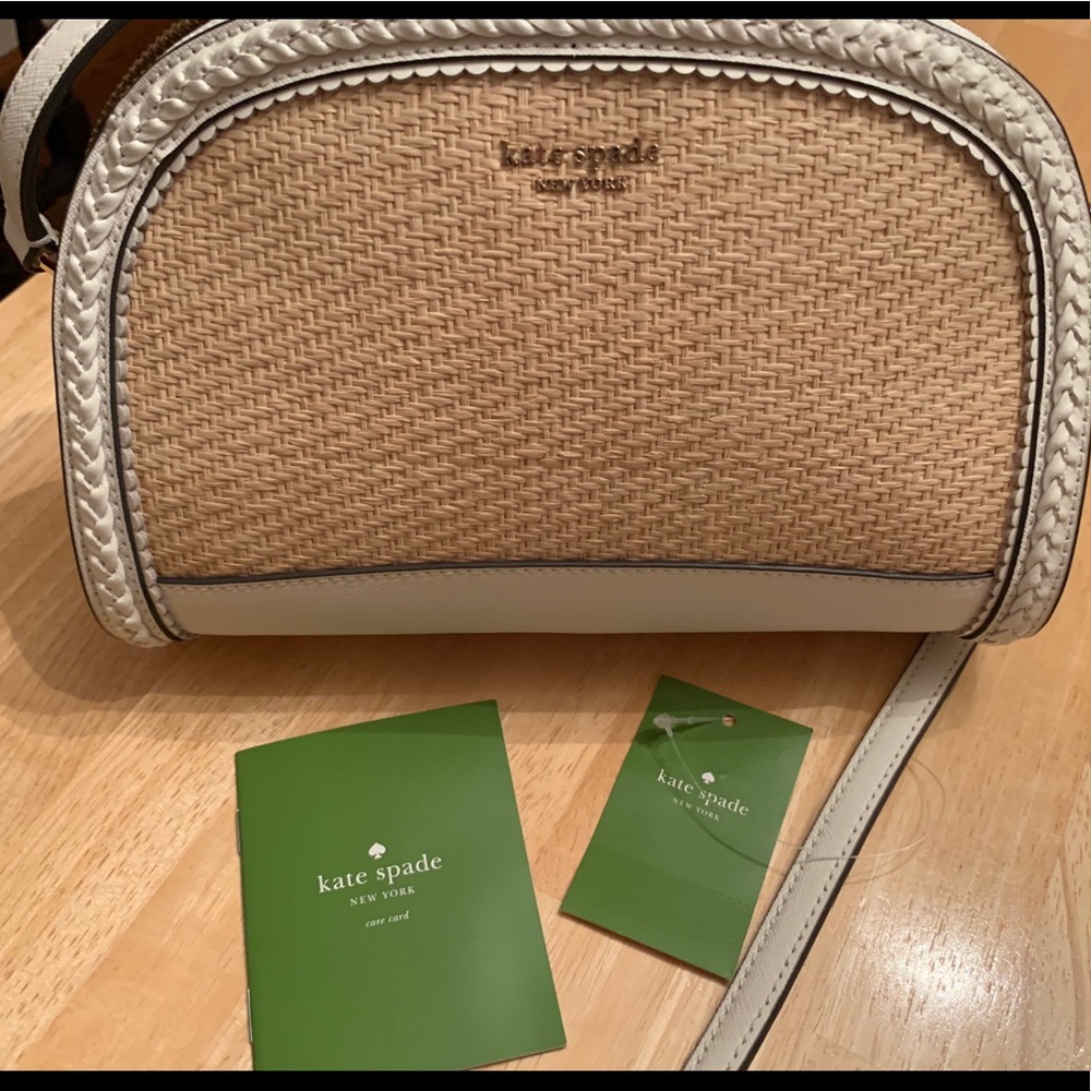 NWT Kate Spade ♠️ Reiley Small Straw Bag